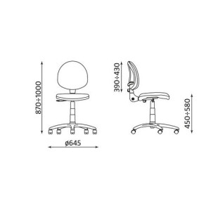 Krzesło SMART rts ts 02