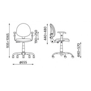 Krzesło SMART R3D steel01 chrome Krzesło SMART R3D steel01 chrome