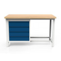 Stół 2-modułowy  + szafka WSZ-D + półka W-P1