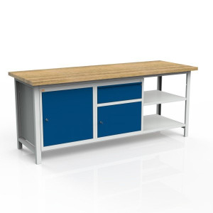 Stół 3-modułowy + szafka WSZ-A +szafka WSZ-B + 2 półki W-P1 Stół 3-modułowy + szafka WSZ-A +szafka WSZ-B + 2 półki W-P1