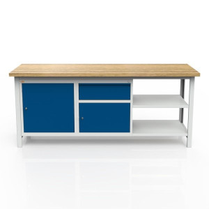 Stół 3-modułowy + szafka WSZ-A +szafka WSZ-B + 2 półki W-P1 Stół 3-modułowy + szafka WSZ-A +szafka WSZ-B + 2 półki W-P1