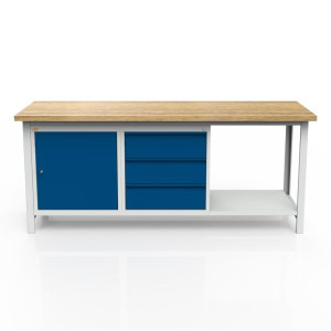 Stół 3-modułowy + szafka WSZ-A +szafka WSZ-C+ 1 półka W-P1 Stół 3-modułowy + szafka WSZ-A +szafka WSZ-C+ 1 półka W-P1