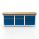 Stół 3-modułowy + szafka WSZ-B +  szafka WSZ-B + szafka WSZ-D