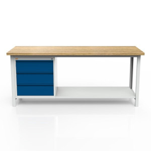 Stół 3-modułowy + szafka WSZ-C + 1 półka W-P2 Stół 3-modułowy + szafka WSZ-C + 1 półka W-P2