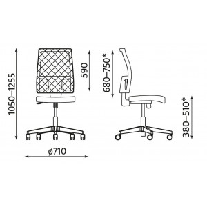 Krzesło Taktik R19T TS25