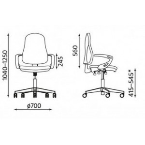 Krzesło OFFIX TS25 GTP47