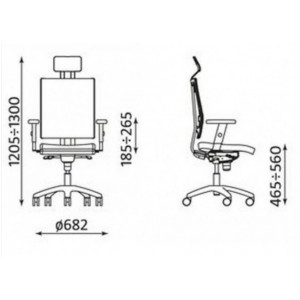 Krzesło @-MOTION SWIVEL CHAIR UPH LIGHT