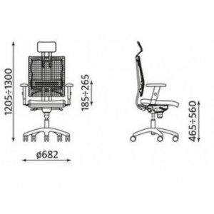 Krzesło @-MOTION HRU SWIVEL CHAIR MESH