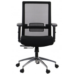 KRZESŁO OBROTOWE RIVERTON M/L/AL CZARNY-CZARNY