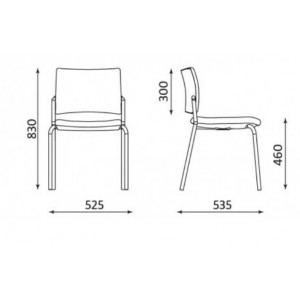 Krzesło INTRATA V-31 FL ARM