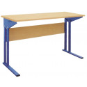 Stół szkolny regulowany L LUX 2-osobowy