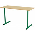 Stół szkolny L bez maskownicy 1-osobowy