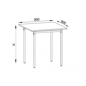 Stół szkolny świetlicowy OS4 fi32
