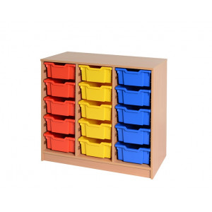 Szafka Gratnella potrójna 15 pojemników średnich