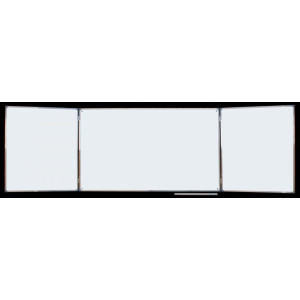 Tablica tryptyk suchościeralna lakierowana 150x100/300cm