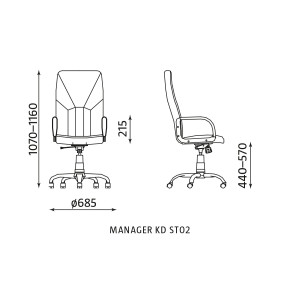 Fotel MANAGER KD ST02 Fotel MANAGER KD ST02