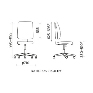 Krzesło TAKTIK TS25 R19T ACTIV1 PROMOCJA Krzesło TAKTIK TS25 R19T ACTIV1 PROMOCJA