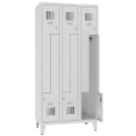 Szafka ubraniowa typu L 8 skrytek SUL 34 W ST nóżki