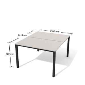 Biurko proste podwójne WGB 12 Biurko proste podwójne WGB 12