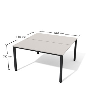 Biurko proste podwójne WGB 13 Biurko proste podwójne WGB 13