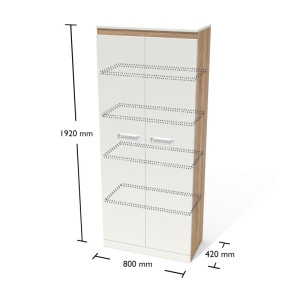 Regał zamknięty aktowy WGR3