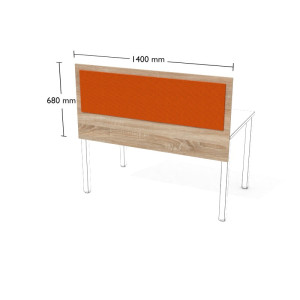 Przegroda nabiurkowa WGA/V4