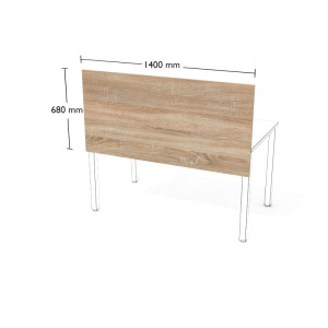 Przegroda nabiurkowa WGA/V4