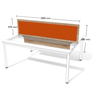 Przegroda nabiurkowa WGA/V15