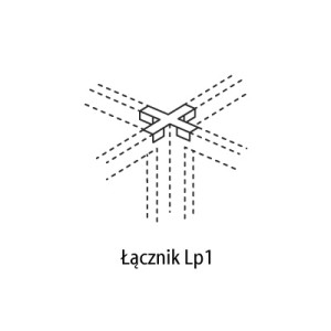 Łącznik przegród krzyżowy Lp1