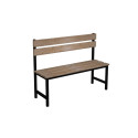 Ławka korytarzowo szatniowa Premium 1-str. z oparciem 1m