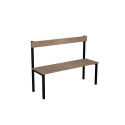Ławka korytarzowo szatniowa Classic 1-str. z oparciem 1,5 m