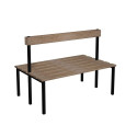 Ławka korytarzowo szatniowa Classic 2-str. z oparciem 1,5 m