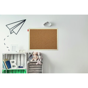 Tablica korkowa, rama drewniana, 120x60 cm