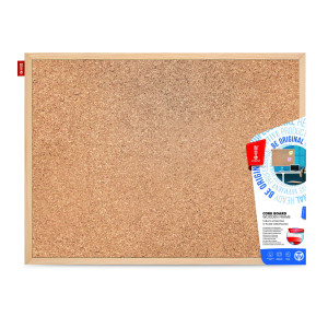 Tablica korkowa, rama drewniana, 120x100 cm