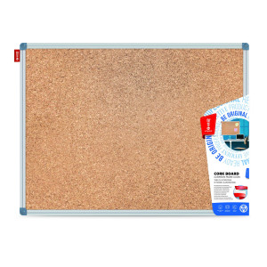 Tablica korkowa, rama aluminiowa, 90x60 cm