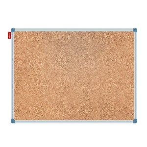 Tablica korkowa, rama aluminiowa, 80x60 cm