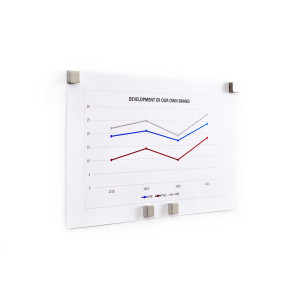 Tablica obrotowo-jezdna, dwustronna, suchościeralna magnetyczna biała, rama aluminiowa, stelaż STANDARD, 150x100xh185 cm