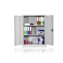 Szafa biurowa dwupółkowa, z drzwiami uchylnymi BU/2