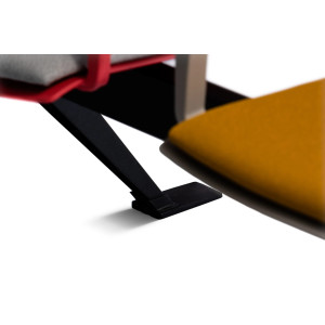 Ławka do poczekalni MANILA M02 tapicerowana 2-osobowa