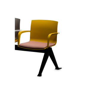 Ławka do poczekalni MANILA M02 tapicerowana 5-osobowa