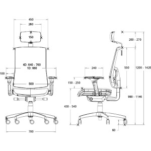 Fotel biurowy SKILL SOFT Fotel biurowy SKILL SOFT