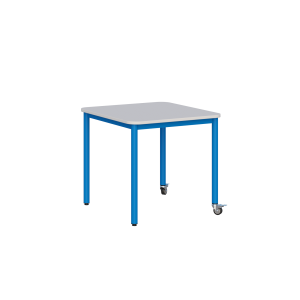 Stolik mobilny szkolno-przedszkolny, blat kwadratowy 700x700 Stolik mobilny szkolno-przedszkolny, blat kwadratowy 700x700
