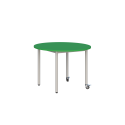 Stolik mobilny szkolno-przedszkolny, blat kwadratowy 700x700