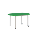 Stolik mobilny szkolno-przedszkolny, blat okrągły fi 900
