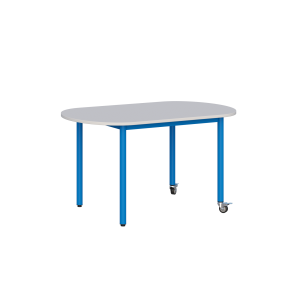 Stolik mobilny szkolno-przedszkolny, blat owalny 1200x700 Stolik mobilny szkolno-przedszkolny, blat owalny 1200x700