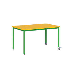 Stolik mobilny szkolno-przedszkolny, blat prostokątny 1200x700 Stolik mobilny szkolno-przedszkolny, blat prostokątny 1200x700