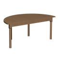 Stół przedszkolny/do żłobka owalny 1200x700
