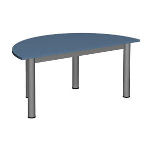 Stół szkolno-przedszkolny półokrągły 1200x600