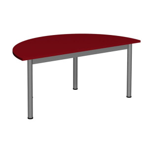 Stół szkolno-przedszkolny półokrągły 1200x600