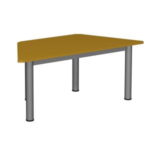 Stół szkolno-przedszkolny trapezowy 1400x700